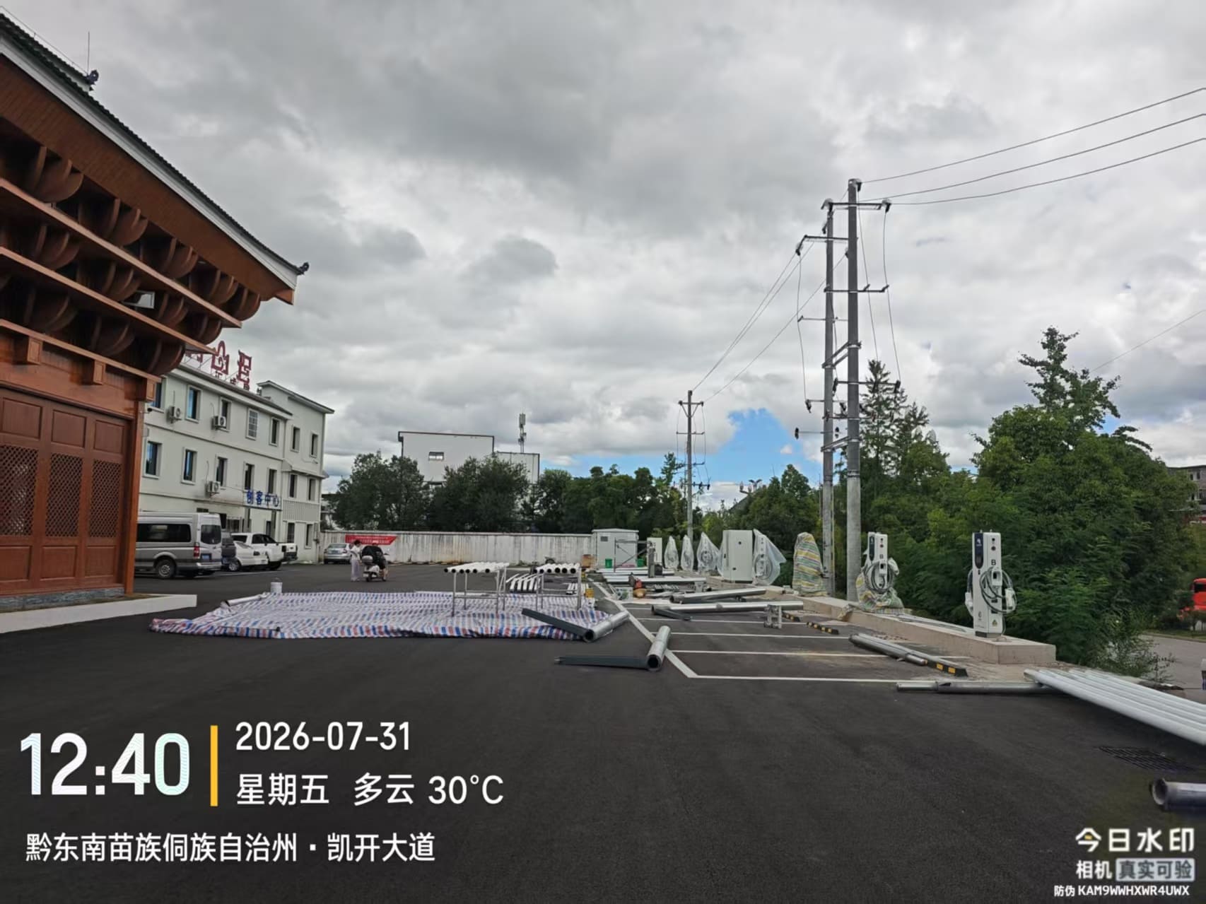 机关单位停车棚 - 楚盛膜结构